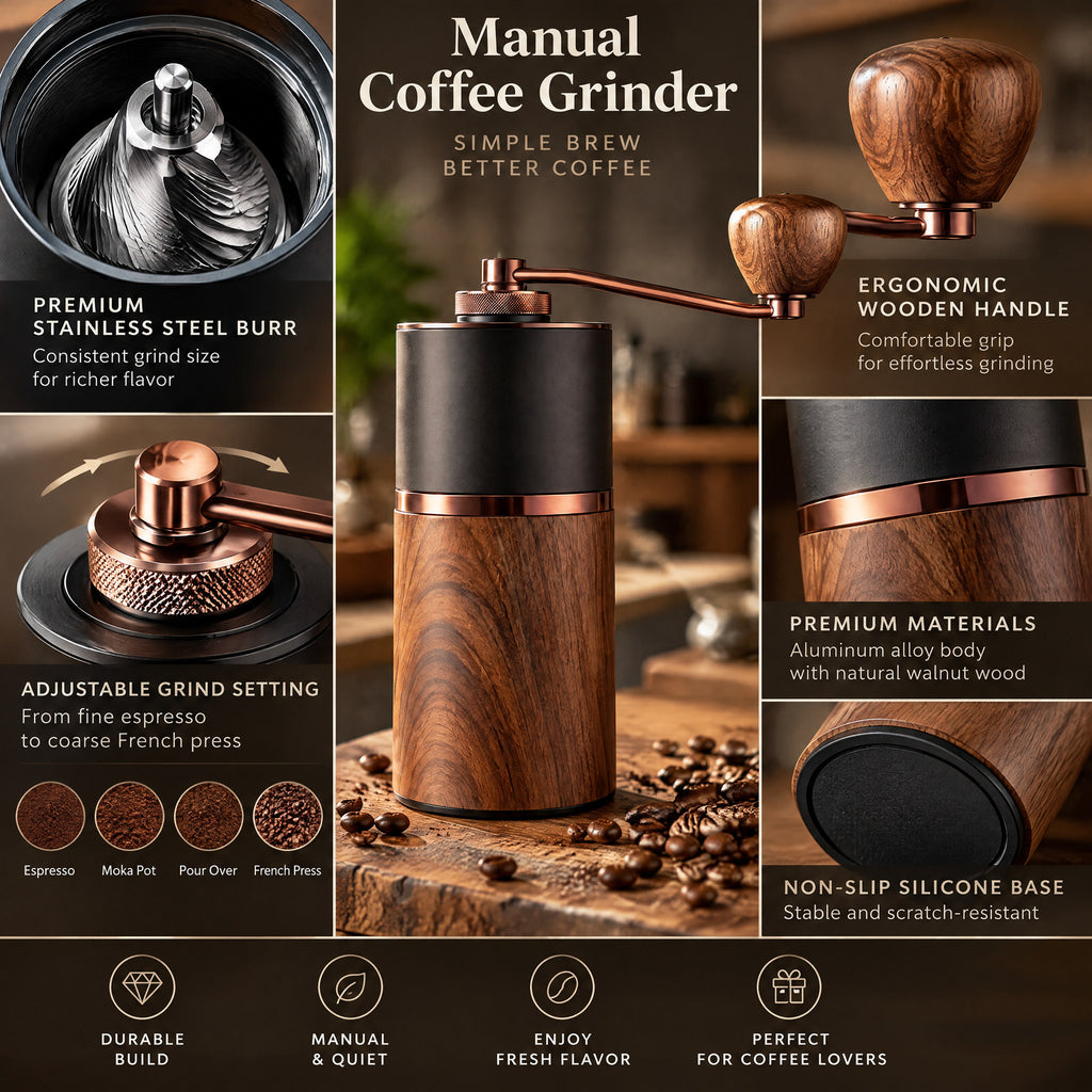 Ravertonix™ Manual Coffee Grinder – product image 4