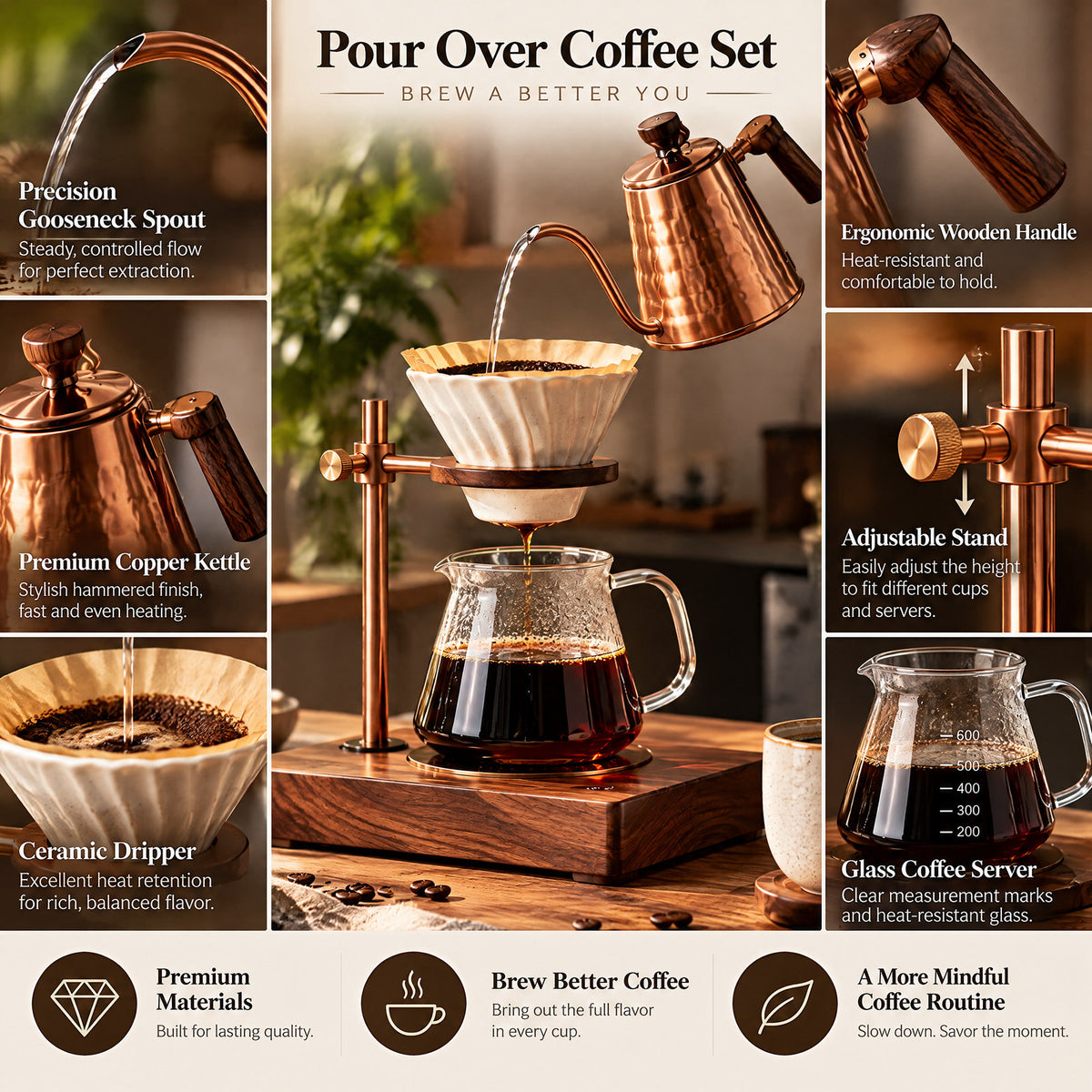 Ravertonix™ Pour Over Coffee Set – photo 4