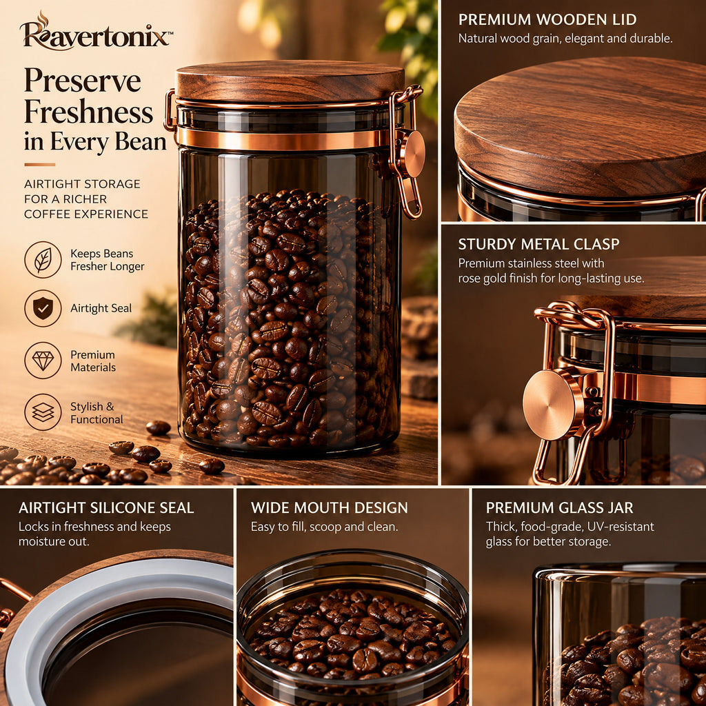 Ravertonix™ Coffee Bean Storage Container – image 5
