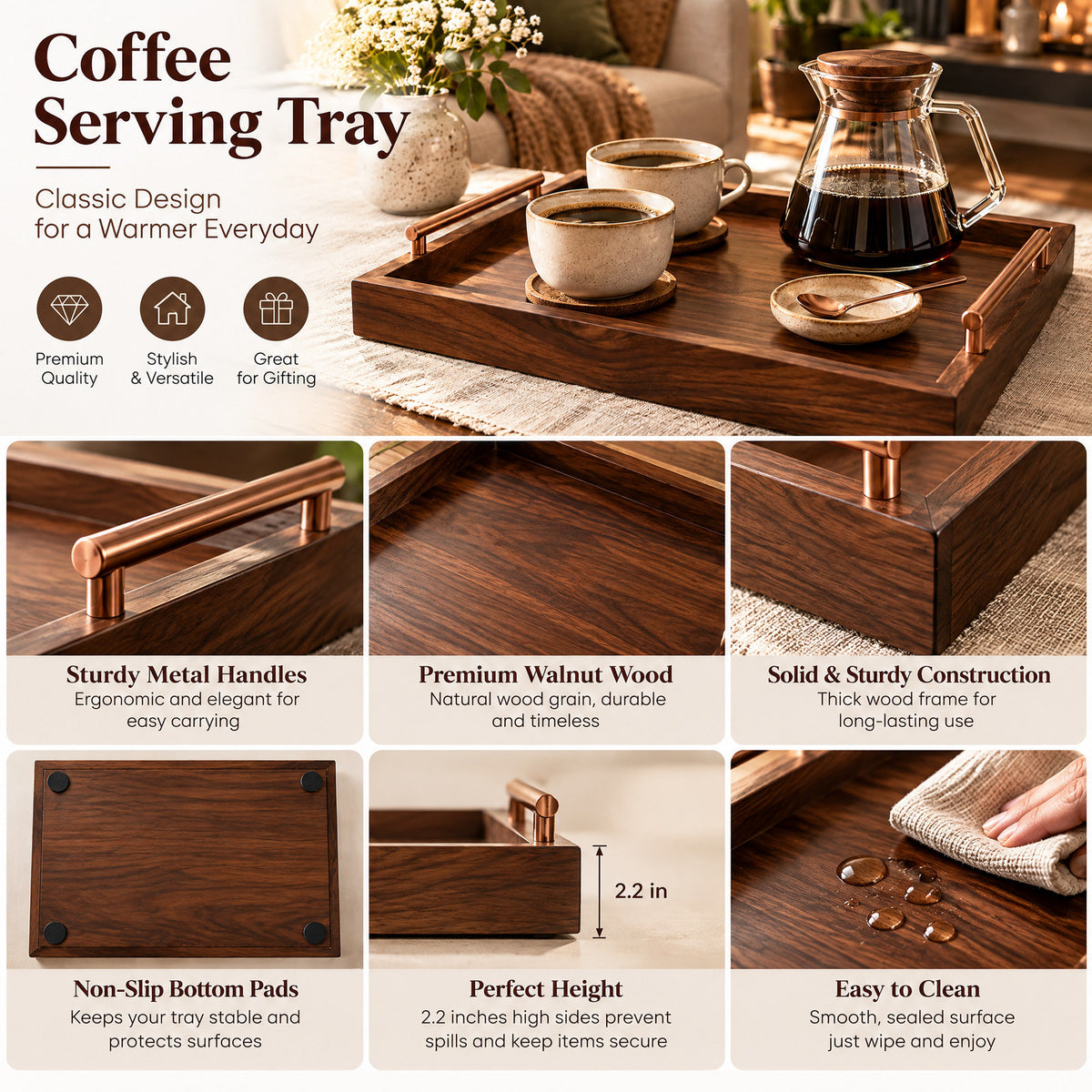 Ravertonix™ Coffee Serving Tray – photo 5